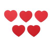 OFFIGAM 5pcs Red Heart Car Antenna Toppers Universal Cute Suv Antenna Decorations for Truck and Car Exterior, Easy to Spot Vehicle Accessories for Women and Men