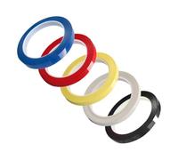 OFFIGAM 5pcs Violin Fingerboard Position Tape Set with Colored Note Stickers White Red Black Blue Light Yellow for Beginners Cello Orchestral Instrument Finger Guide