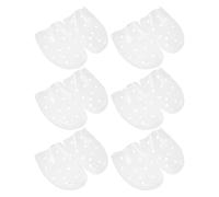 OFFIGAM 6 Pairs Plastic Shoe Trees for Flats and Boots, Unisex Shoe Shaper Inserts with Hard Structure and Smooth Burrfree Finish, Prevents Collapse for Travel, Business Use, Size 42-46
