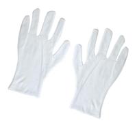 OFFIGAM 6 Pairs White Cotton Gloves Thickened for Better Protection, Three Seams Design, Suitable for Ceremonial and Parade Use, Industrial Factory Work and Daily Safety Gloves