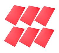 OFFIGAM 6pcs Colored PVC Light Diffuser Sheets for Art Projects Transparent Color Gels for Photography and Classroom Use High Light Transmission Filter Sheets