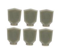 OFFIGAM 6pcs Deep Green Guitar Tuner Caps Diamond Pattern String Locking Tuning Peg Handles for Acoustic and Folk Guitars Accessories