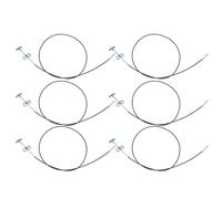 OFFIGAM 6pcs Drain Clog Remover Four-Claw Design Unclogging Tool for Toilet and Drain Plastic Metal Construction Efficient Purpose Household Use