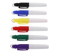 OFFIGAM 6pcs Mini Golf Ball Marker Pens Set with Plastic Body for Precise Markings and Smudge Resistance for Golf Ball Line Drawing and Putting Alignment and Outdoor Activities