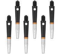 OFFIGAM 6pcs Nylon Dart Shaft Replacements with Unique Shape and Fashionable Style, Fit Most Flights, Increase The Life of The Shaft for Outdoor and Indoor Darts Games