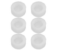 OFFIGAM 6pcs Silicone Macaron Mold for Baking and DIY Crafts, Reusable Macaron-Shaped Fondant Molds Made of Easy-Clean Silicone, for Party Use and Creative Cake Decorating