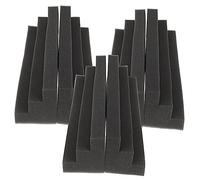 OFFIGAM 6pcs Soundproofing Wall Panels Antiflaming Bass Trap for Ktv Home Theater High Density Acoustic Panels for Noise Reduction Acoustic Treatment