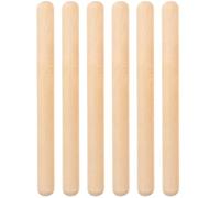 OFFIGAM 6Pcs Wooden Rhythm Sticks Set for Early Educational Percussion Instruments Safe Durable Maple Music Sticks for Classroom Activities Engage Develop Musical Talent