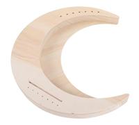 OFFIGAM 7 String Wooden Lyre Harp String Portable Musical Instrument for Beginners Easy to Assemble Moon Shape Design Melodious Sound for Music Lovers