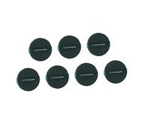 OFFIGAM 7pcs Dual-use Makeup Sponge Puff Set, Non-latex round Cosmetic Powder Puff for Wet and Dry Application, Green Facial Foundation Makeup Tool for Professional and Personal Use