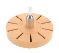 OFFIGAM 88mm Rubber Removal Wheel with Holes for Drill, Removes Graphics and Pinstripes from Car Paint and Glass Decals, Sturdy Automotive Detailing Tool for Sticker and Adhesive Removal