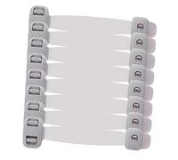 OFFIGAM 8pcs Child Safety Drawer Locks Baby Proof Cabinet Security Locks with Double Button for Fridge and Cupboard Protection in Home