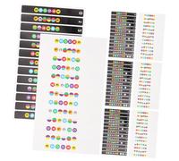 OFFIGAM 8pcs Guitar Fretboard Stickers Pvc Note Stickers Easy to Stick and Remove Scale Reminder for Beginner Guitar Learning Accessories
