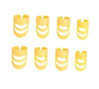 OFFIGAM 8Pcs Mandolin Finger Picks Ukulele Guitar Lightweight Durable Thumb Picks for Banjo Acoustic Beginners Easy to Clean Share