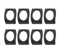 OFFIGAM 8pcs Portable Resin Ocarina Stands Sturdy Musical Instrument Holders Adjustable Groove Support for 6-Hole Ocarinas for Musicians and Players
