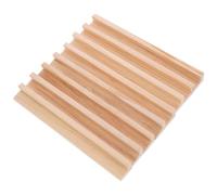 OFFIGAM 8Pcs Wooden Domino Holders Desktop Domino Bases for DIY Projects Wooden Racks for Alphabet Games and Crafts for Creative Decor and Education