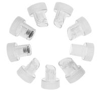 OFFIGAM 9Pcs Hydro Facial Machine Replacement Tips Durable Plastic Nozzles for Deep Pore Cleaning Compatible with Water Oxygen Facial Machines User Friendly Skincare Accessory