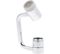 OFFIGAM Adjustable Robotic Arm Faucet Extender Kitchen Sink Attachment Dual Mode Sprayer Head Rotatable Nozzle for Face Washing and Gargling