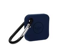 OFFIGAM Anti-scratch Silicone Protective Case with Keychain for Tile Mate Gen Tracker Sleeve Thin Cover Easy to Install and Disassemble Compatible Smart Tracer Protector in Midnight Blue