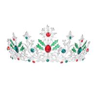 OFFIGAM Baroque Alloy Bridal Queen Crown Lightweight Tiara Headband for Women and Wedding Prom Birthday Party Halloween Christmas Dress Up
