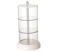 OFFIGAM Beauty Egg Storage Box Multi-layers Cosmetic Sponge Holder Rotatable Desktop Storage Box for Makeup Accessories for Vanity Use Keep Your Powder Puff Organized