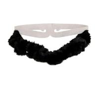 OFFIGAM Black Cosplay Beard Headband with Pp Cotton Material, Lightweight and Detailed Realistic Beard Design, for Group Cosplay Events and Birthday Party Photo Booth Props