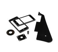 OFFIGAM Black Plastic Acoustic Guitar Pickguard Replacement Accessory Anti-scratching Guitar Plate Lighter Weight Learners and Music Bands
