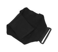 OFFIGAM Black Sports Running Leg Pouch with Adjustable Elastic Milk Silk Strap, Shake-proof Phone Storage Bag for Outdoor Exercise and Running