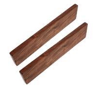 OFFIGAM Black Walnut Wood Blocks Hardwood Blocks 2Pcs 20x5x1 cm Thick Unfinished for DIY Crafting Whittling Art Projects Dark Brown Random Wood Grain Easy to Carry and Store