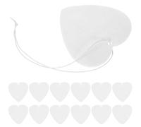 OFFIGAM Blank Sublimation Heart Shape Car Air Fresheners DIY Felt Sheets with Elastic Straps for Heat Transfer, Convenient for DIY Use and Scented Home Decoration
