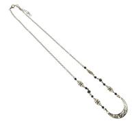 OFFIGAM Boho Moon Head Chain Vintage Crescent Hair Jewelry Retro Hollow Flower Pattern Headband for Women Girls Festival Wedding Halloween Accessories Coffee Copper