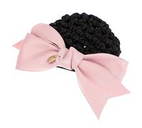 OFFIGAM Bow Hair Snood Mesh Hairnet Clip for Work Women Elastic Mesh Hair Snood Decoration Cotton Band Suitable for Office Nurses and Hotel Staff