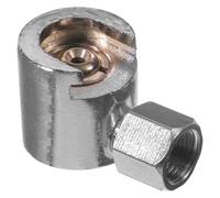 OFFIGAM Button Head Grease Cap Heavy-Duty Adapter Clamp Type Grease Fitting Silver Iron Zinc Alloy 1.38x0.79x0.79in Performance Easy Replacement Automotive Fuel Hose Repair