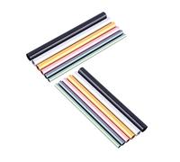 OFFIGAM C Curve Shaping Sticks 12Pcs Nail Art Tips Shaping Tube Set Reusable Metal Manicure Tools for Home Salon Use by Women