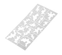 OFFIGAM Camouflage Spray Templates Stainless Steel Reusable Hollow-Out Stencils for Model Painting on Tanks and Aircraft Suitable for Multiple Painting Scenarios