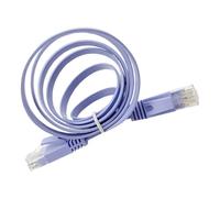 OFFIGAM Cat6 Flat Ethernet Cable 1M Rj45 Patch Cord for Gigabit Network Extension and Modem Connection in Gaming and Streaming Environments