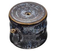 OFFIGAM Ceramic Ink Dropper Pottery Water Pot for Chinese Calligraphy Painting Brush Washer Blue Kiln Change Porcelain Water Dropper for Ink for Calligraphy Lovers and Artists