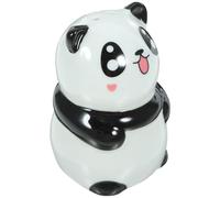 OFFIGAM Ceramic Panda Seasoning Container for Kitchen Use, Space Saving and Portable Kitchen Seasoning Holders, Unique Cartoon Panda Statue Design for Dining Environment and Home Use