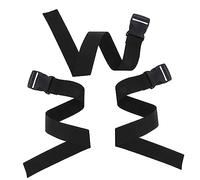 OFFIGAM Child Proof Strap Locks for Cabinets and Refrigerators, Boys and Girls Safety Locks Adjustable 50cm Black Straps, Multi-Function Anti-Pinch Door and Drawer Safety 3pcs Set for Home