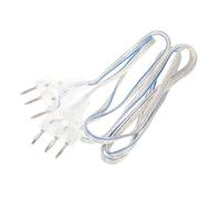 OFFIGAM Clear Fencing Foil Body Cord with Bend Protection Conductive Wire for Foil and Epee Training Equipment Competition Approved for Stable Performance