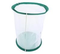OFFIGAM Collapsible Insect Mesh Cage for Caterpillar Habitat, Portable Cylinder Polyester Mesh Enclosure with Support Poles, Suitable for Indoor and Outdoor Use, for Garden