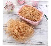 OFFIGAM Colored Natural Wrapping for Paper Cut Shred Box Filler and Absorbent Khaki Paper Thread with Lafite Grass Silk Birthdays, 20g Pack Filling Candy and Chocolate Wrapping on