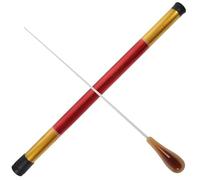 OFFIGAM Conductor Baton Metal Storage Cylinder Portable Marching Baton for Concert Orchestra Music Performance