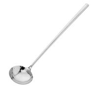 OFFIGAM Cooking Spoon Sturdy Silver Kitchen Utensil with Ergonomic Handle Stainless Steel Simple and Convenient Stir-Fry Ladle for Home Use Designed for Professional Cooking