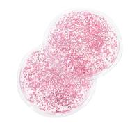 OFFIGAM Cooling Eye Cushions 2 Pieces Pink Ice Compress Eye Pads for Home Use Relaxation and Cold Therapy Comfortable and Dark Circle Relief