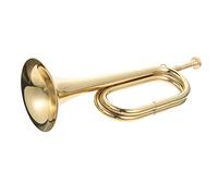OFFIGAM Copper Bugle Military Horn Wind Instrument Professional Beginner Music Instrument for School Band