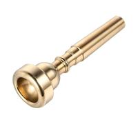 OFFIGAM Copper Trumpet Mouthpiece without Burr with Smooth Surface 5c Size Replacement Brass Instrument Accessory in Golden Colour for Intermediates and Students
