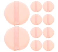 OFFIGAM Cotton Powder Puff with Even and Smooth Application 16pcs Makeup Pads for Loose Powder Application, Soft Velour Material Comfortable to The, for Occasions