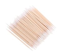 OFFIGAM Cotton Swabs and Makeup Cleaning Double Tipped Precision 2pcs with Pointed Tips, Wooden Handle Makeup Swabs Dualended Design for Accurate Application for Beauty Use