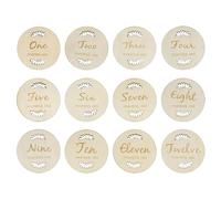 OFFIGAM Creative Cards Funny Growth Tracking Newborn Photo Props for Showers Unique Month-Day Design for Social Media Sharing Keepsake Memory Cards